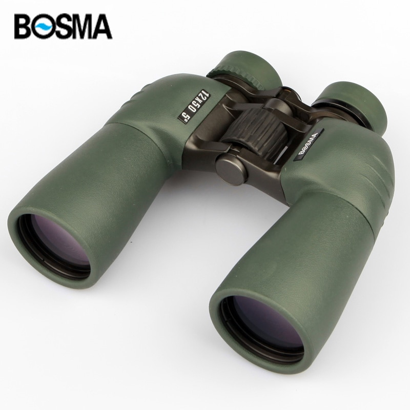 BOSMA-쌍안경 Jinghong 12x50 고화질 고출력 야간 투시경 육군 방수 사냥 쌍안경, FMC 베이킹 프리즘